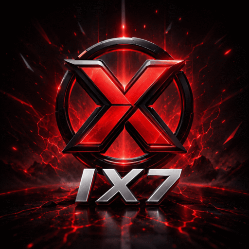 IX7 game app login screen with IX7 APK download interface and online gaming features